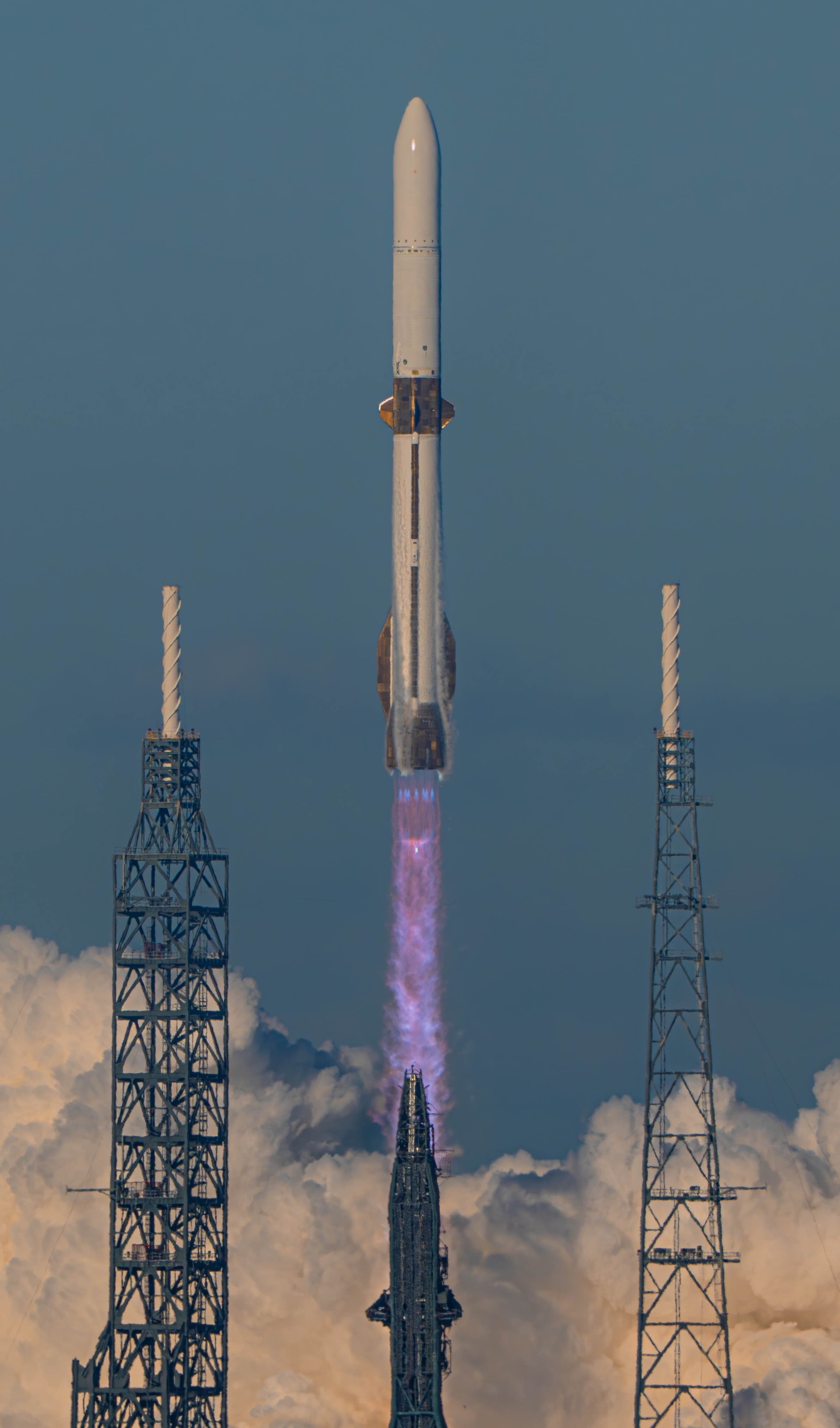 Launch vehicle prepared for mission operations