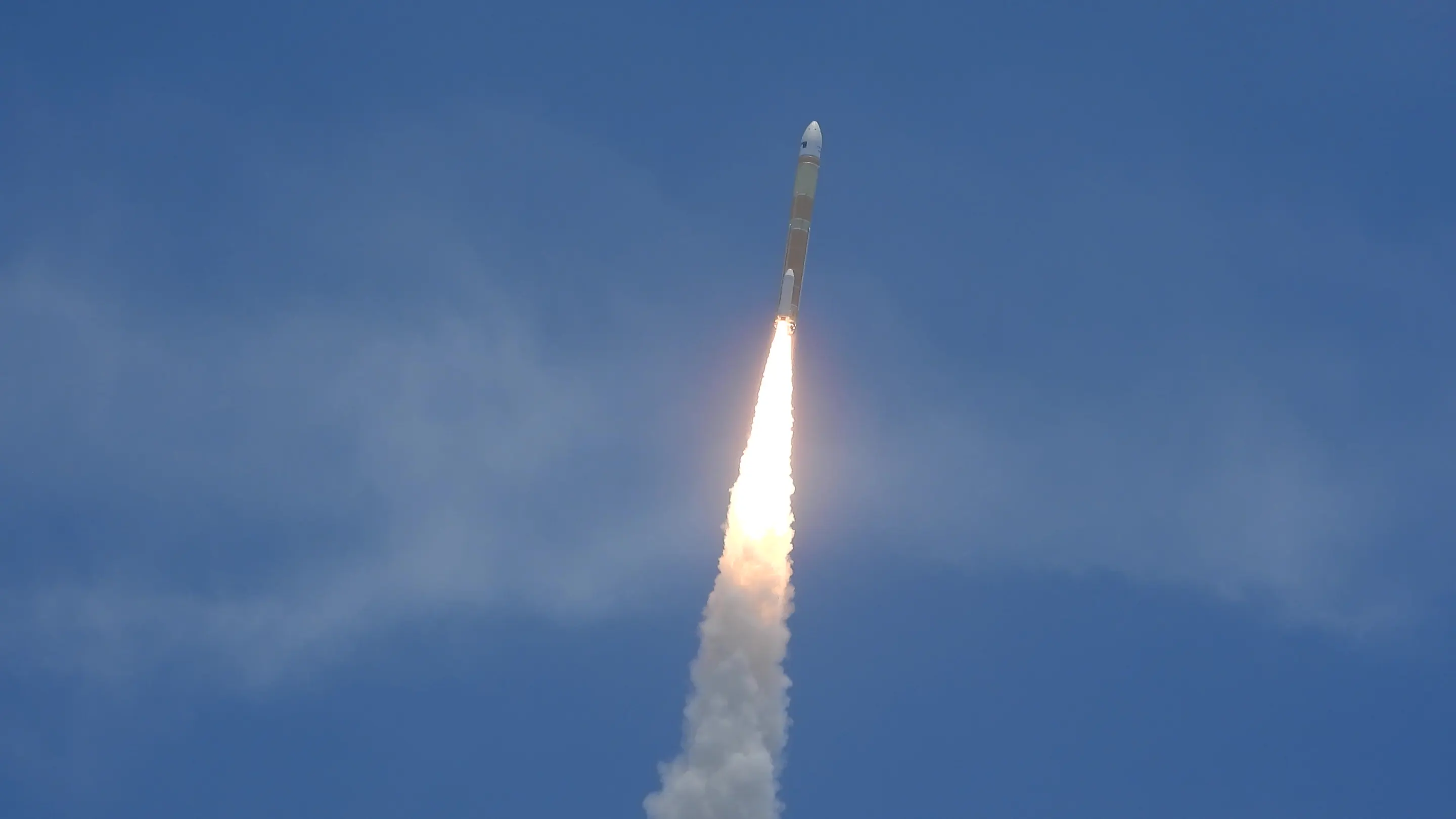 Japan's H3 launch vehicle carrying ALOS-4 lifting off from Tanegashima Space Center