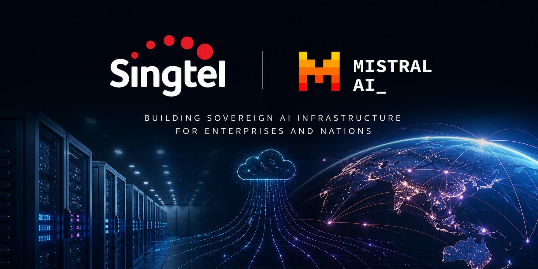Singtel and Mistral AI sovereign infrastructure partnership visual