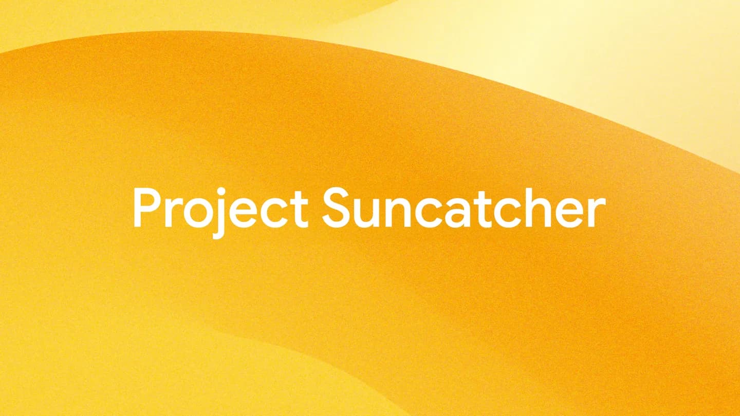 Google Project Suncatcher 官方图