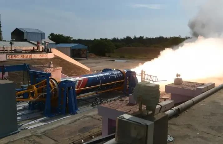 Static test of Skyroot's Kalam-1200 solid motor