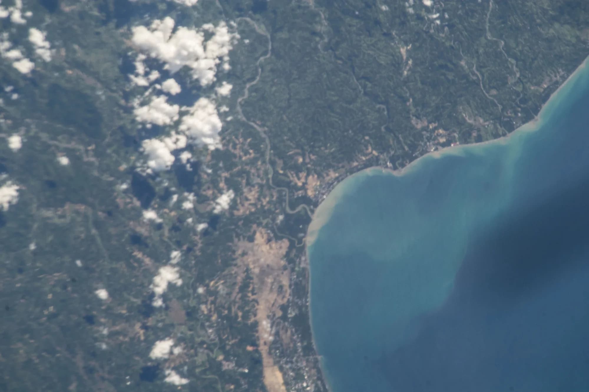 The Philippine archipelago seen from orbit